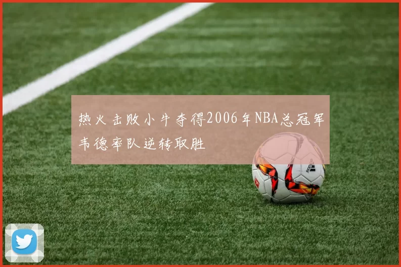 热火击败小牛夺得2006年NBA总冠军韦德率队逆转取胜